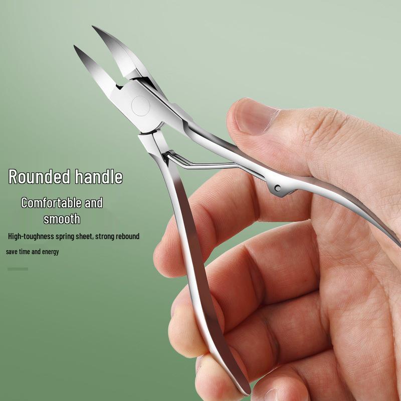 Stainless Steel Nail Clippers & Cuticle Nipper for Home & Salon Use