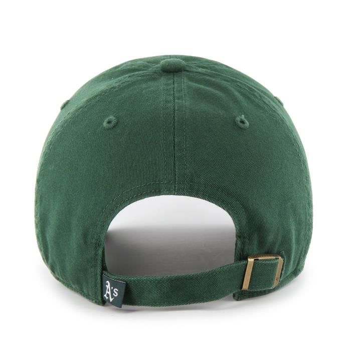 Casquette - 47 Brand - MLB Oakland Athletics - Vert Foncé - 100% Coton - Réglable