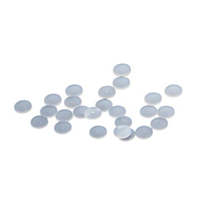 Packung mit 100 Silikon-Ohrringstoppern Ohrring-Rückseiten Klar Ohrstecker Stopper Bequeme Verschlüsse für schwere Ohrringe