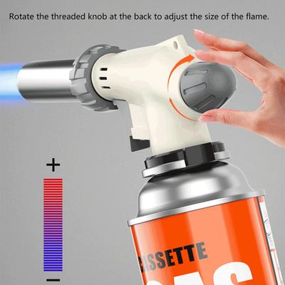 Portable Metal Flame Gun Butane Burner High Temperature Welding Gas Torch Lighter Camping BBQ Heating Ignition Butane Gas Burner