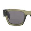 Prada Brand Design Acetate Square Sunglasses Men's Green