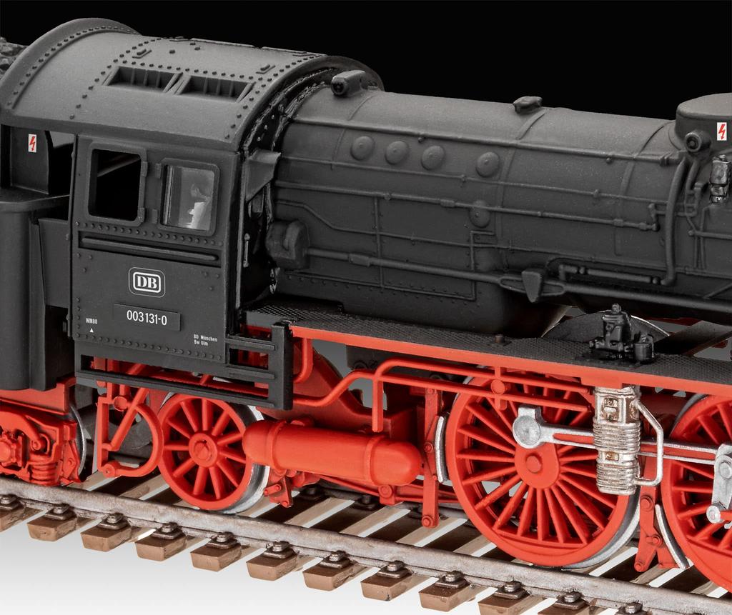 German Revell 1/87 R03 Locomotive, Witte Type, Smoke Barrier, Plastic Model 02166