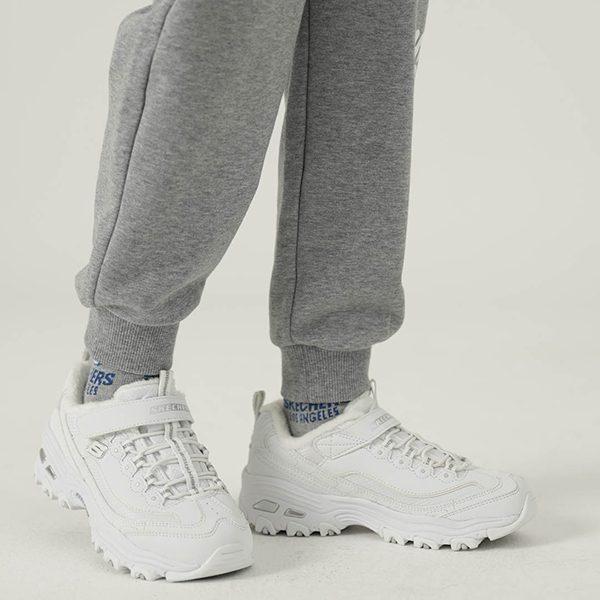 Skechers D'LITES Kids Lifestyle Shoes White Teenagers 302539L-WSL
