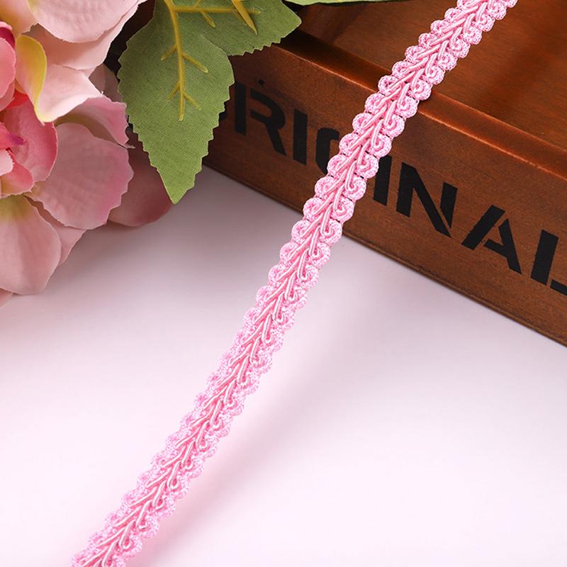 40 Yards Braided Lace Wedding Decoration Fabric Curve Lace Trim Ribbon DIY Craft Sewing Accessories Centipede Lace Wholesale