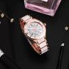 Rose Gold Stainless Steel Ladies Watch Fashion Luxury Watch Women's watches