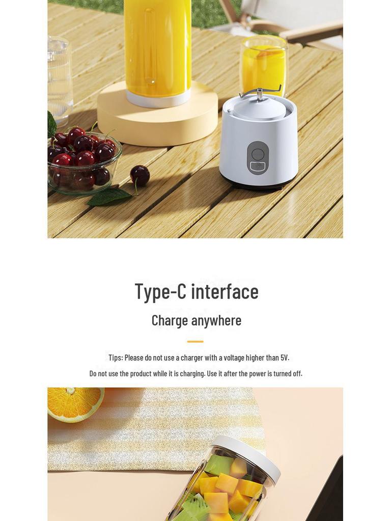 Compact Electric Multi-Functional Juicer Cup