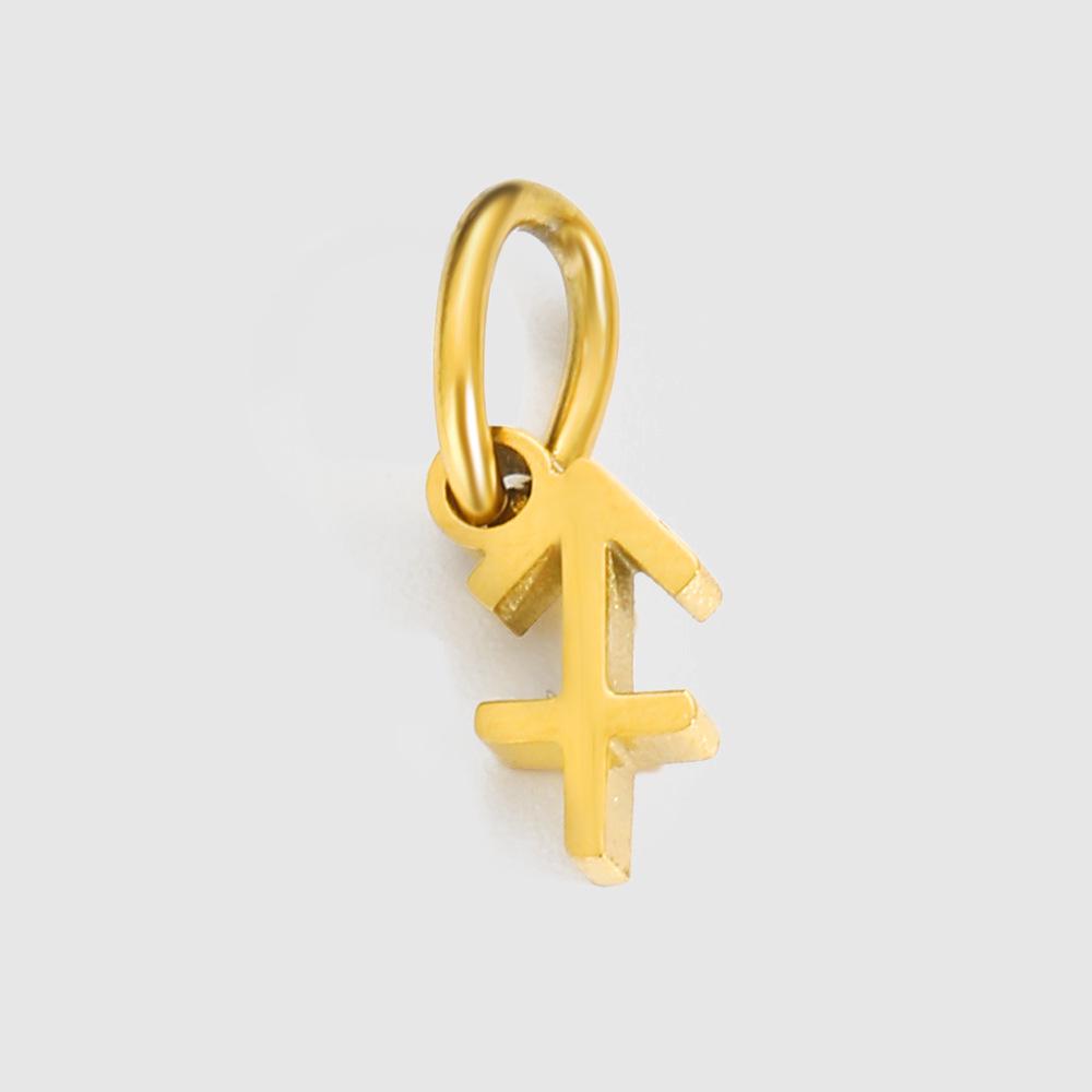 

Chihang DIY Ювелирные изделия из нержавеющей стали со знаком зодиака: Ожерелье, Браслет, Подвески Steel Color