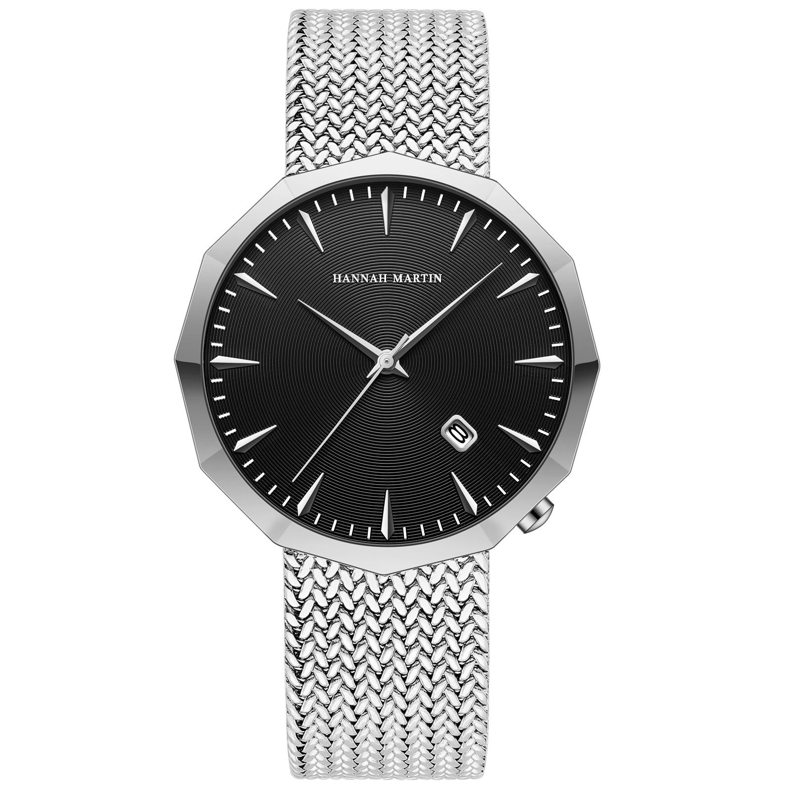 

Новые кварцевые угловатые часы оптом календарь повседневная мода водонепроницаемые мужские часы as the picture3