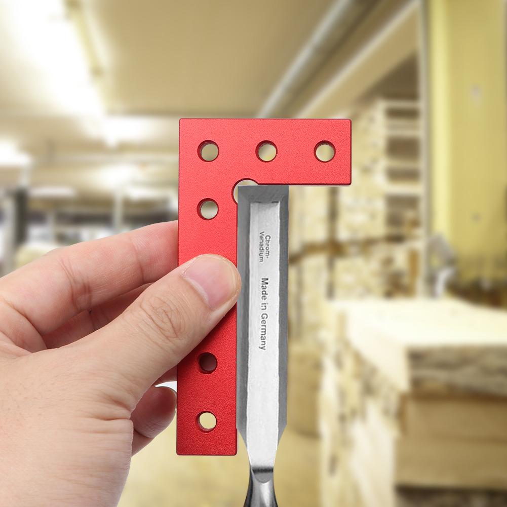 1Pc Woodworking Center Scriber 90 Degree Precision Square Edge Marking Tool Aluminum Alloy Carpentry Pocket Marking Square Gauge