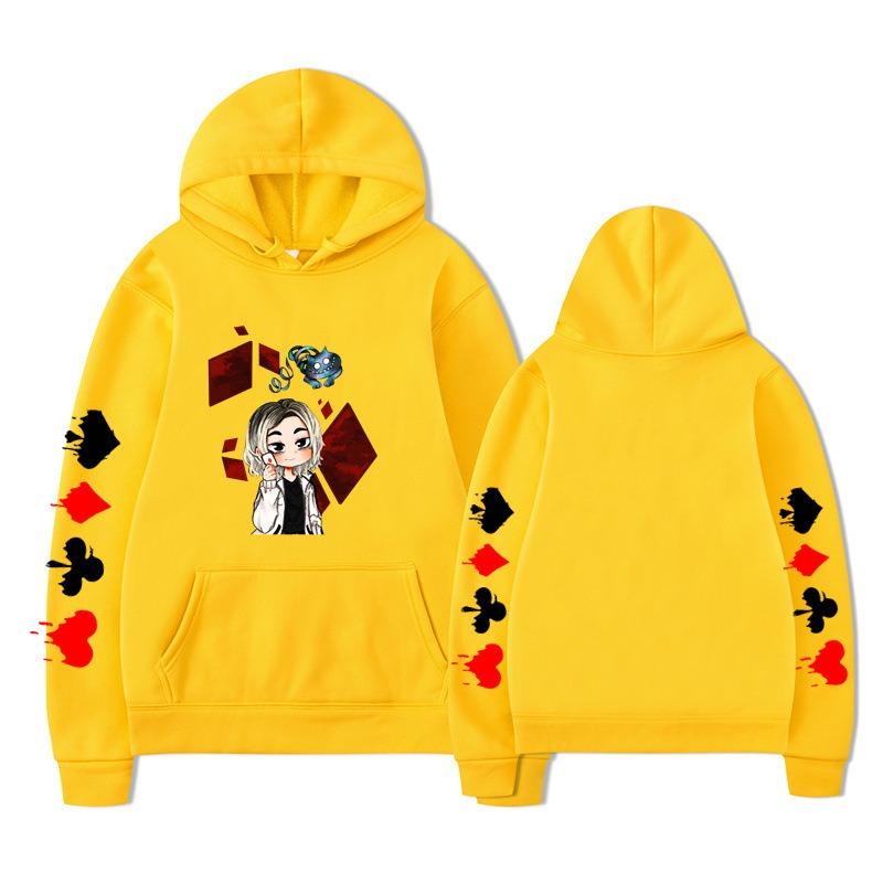 Hunter X Hunter Japanische Animation Hoodie Herren Damen Harajuku Pullover Streetwear Unisex Herbst/Winter Plüsch-Sweater