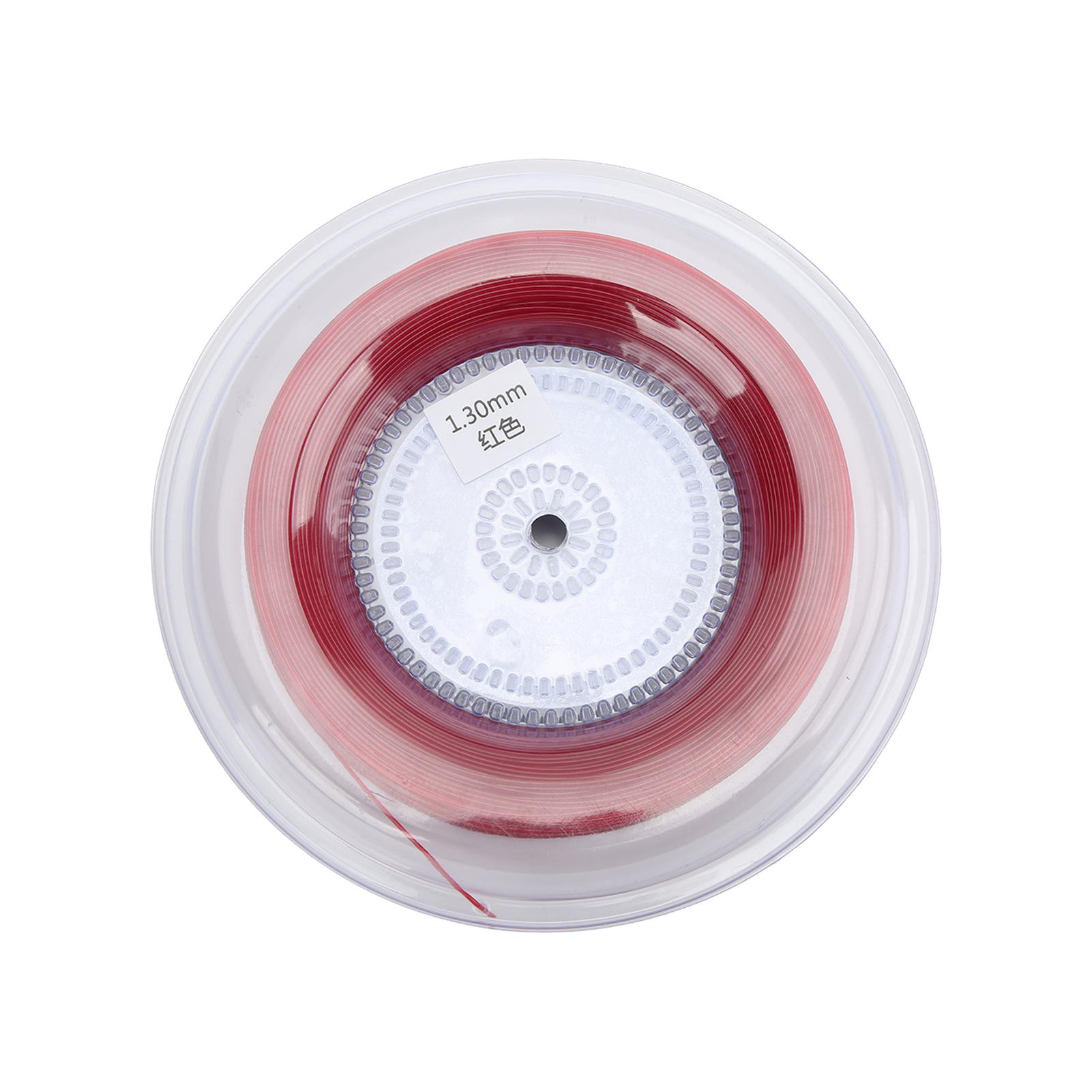 

Струна для теннисной ракетки 1,3 мм 200 м катушка для ракетки для любительских ежедневных тренировок красная