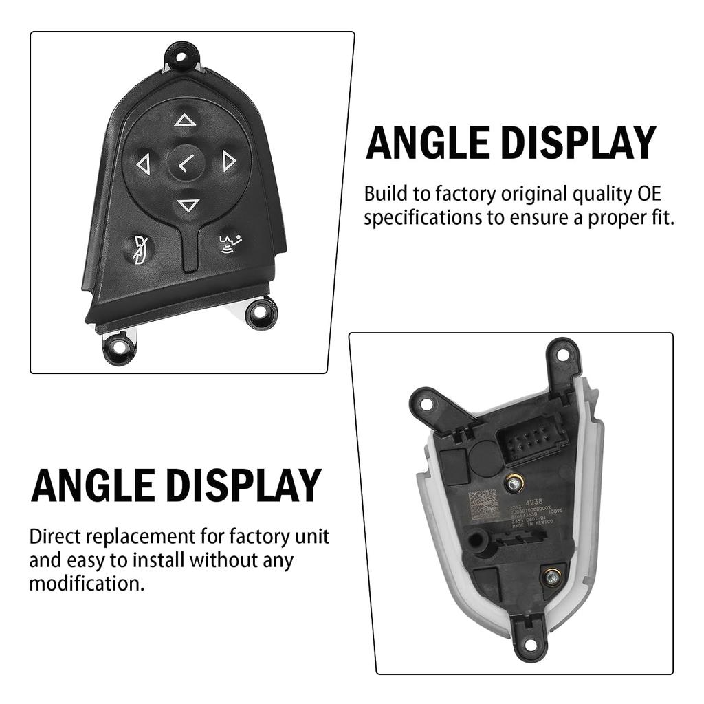 Steering Wheel Audio Control Switch Compatible with Silverado Sierra 1500 2500 3500 Suburban Tahoe 23262276