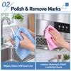 Fish Scale Microfiber Cleaning Cloth, Reusable Absorbent Glass Towel for Kitchen, Car, Mirror and Tableware