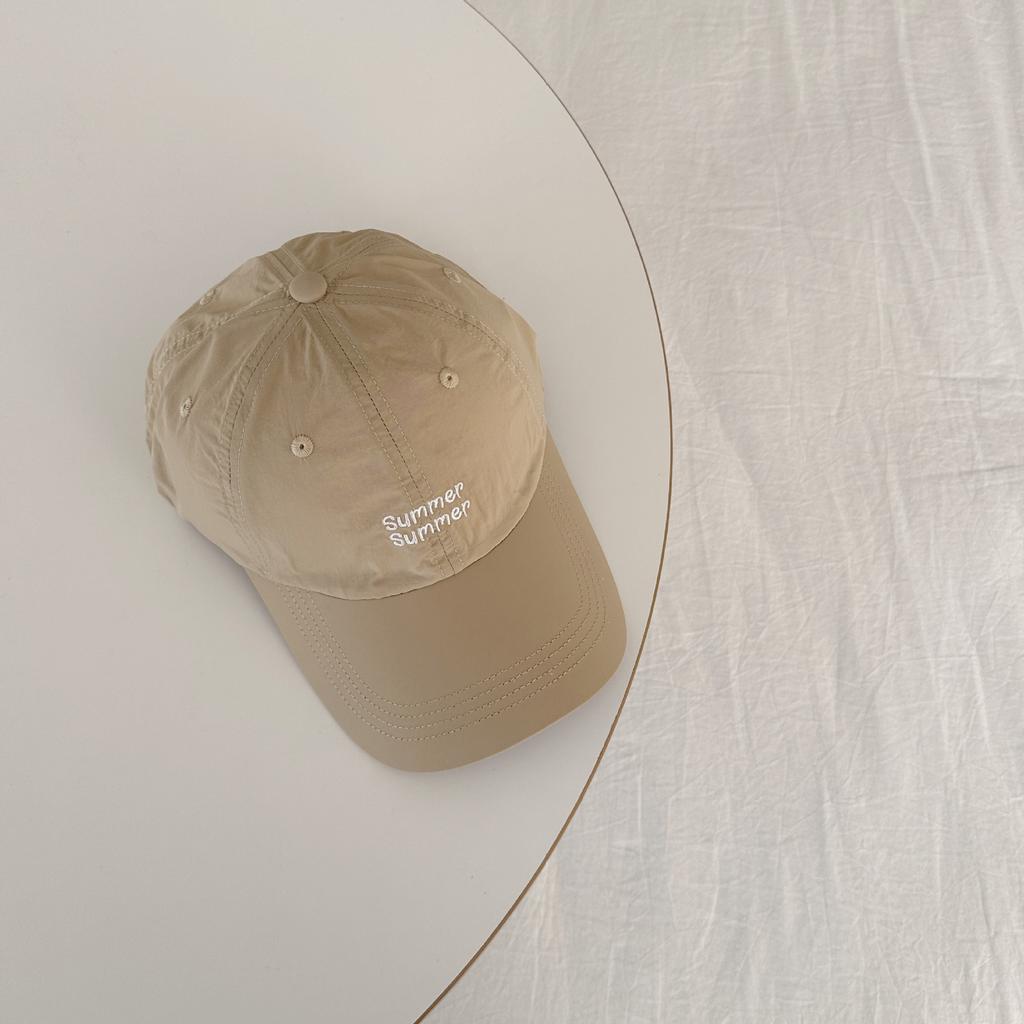 Quick-Drying Embroidery Summer Letters Simple Baseball Cap Men'S And Women'S Sunshade Versatile Cap