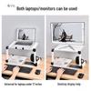 Support de riser réglable pour moniteur d'ordinateur de bureau