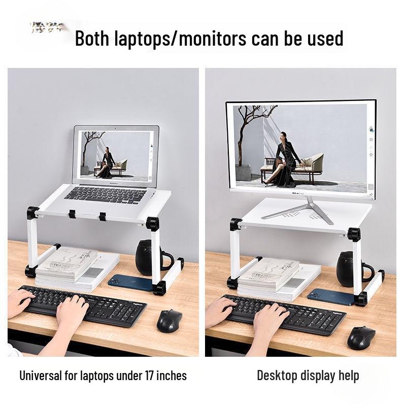 Support de riser réglable pour moniteur d'ordinateur de bureau