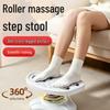Ergonomic Office Footrest with Massage Rollers