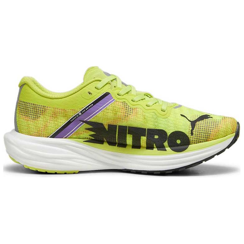 Puma Deviate Nitro 2 Comfortable Sports Non-Slip Low-Top Casual Running Shoes Men sneaker Yellow 380096-01