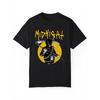 Herren Midnight Grafik T-Shirt Schwarz Lässig Sommer Polyester Rundhals T-Shirt mit Kühnem Midnight Design Maschinenwaschbar