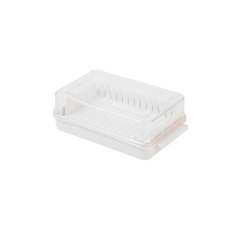 

1PCS Butter Cutter Box Cheese Butter Storage Box with Lid Transparent Butter Keep Container for Refrigerator Kitchen Gadgets