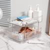 2 Tiers Kitchen Bathroom Storage Rack Under Sink Storage Box Slide Out Clear Storage Container With Dividers Enduring