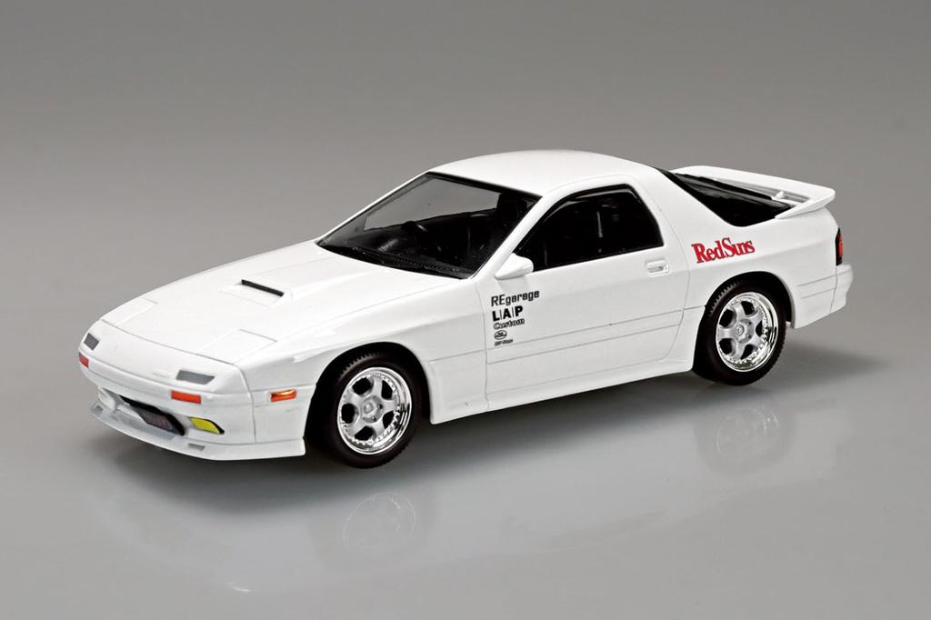 Aoshima Bunka Kyozai Rakupla Snap Kit Initial D FC Scale Plastic Model (AOSHIMA) No. CM-3 Ryosuke's 1/32