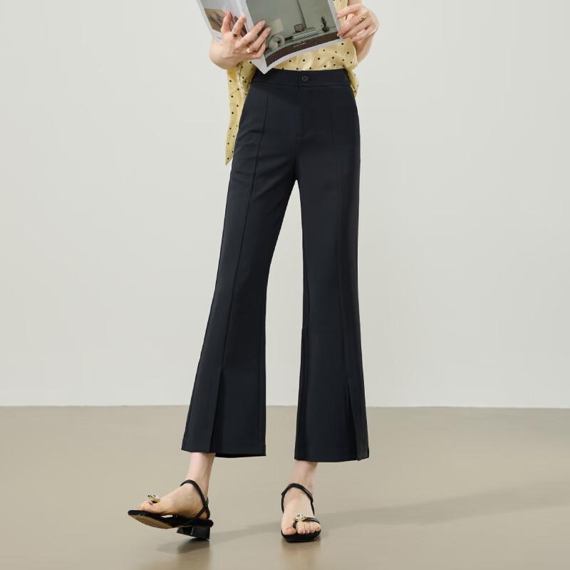 ESE-Y Women s High-Waist Stretch Cropped Flare Pants 25