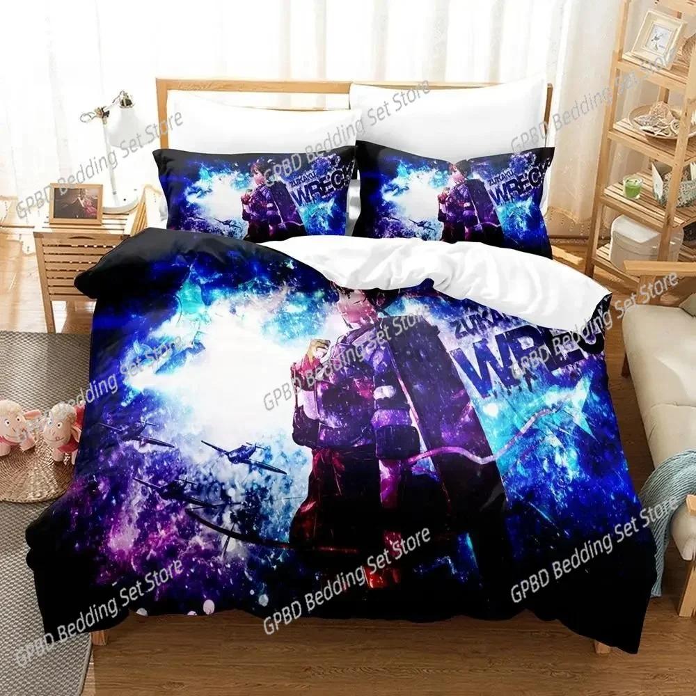3D Kawaii Anime Zuikaku 3D NEW Duvet Cover Pillowcase Bedding Set Adult Boy Girl Bedroom Decoration Children Single Double Large