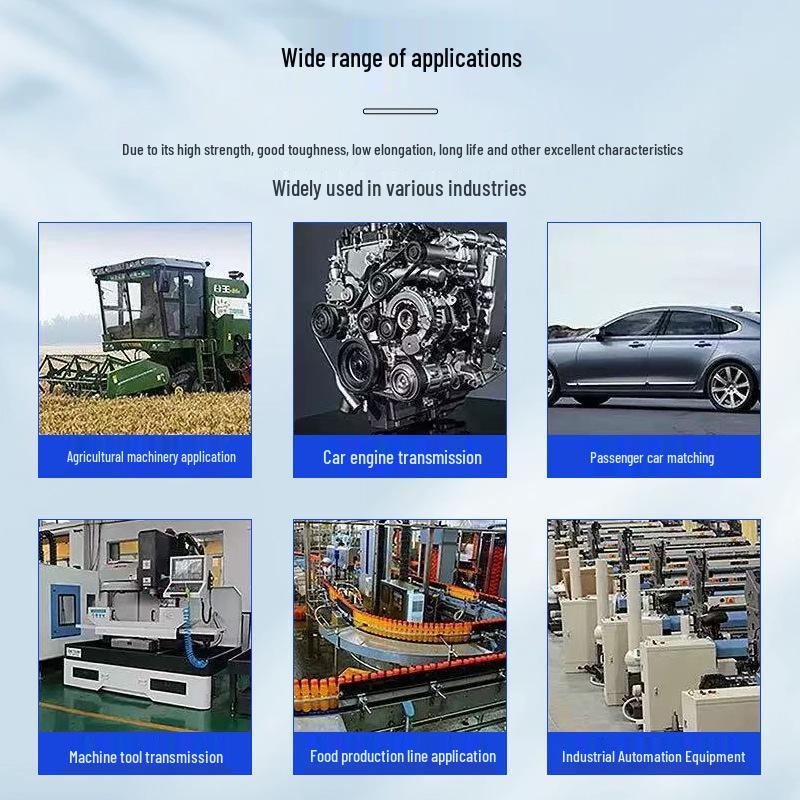 V-Belt Rubber V-Type Industrial Transmission Belt Set: A-Type Li Compatible A1000-1500