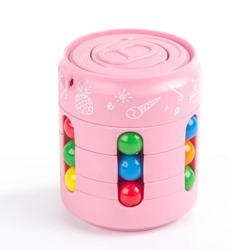 Magic Bean Easy  Pull  Cans  Magic  Cube Fingertips Gyro Finger Spinner Children Growing Toys
