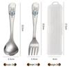 Ruhan 304 Stainless Steel Balloon Bear Kids Spoon