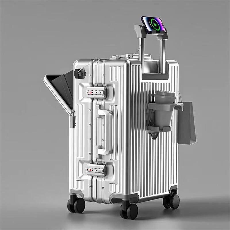 Xiaoyan Front-Opening Spinner Carry-On Luggage 20 inch