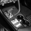 2PCS Auto Central Control Panel Gear Box Water Cup Fram Protective Covers ABS Material For Genesis G70 -2026 Left-hand Drive