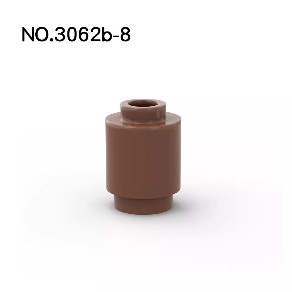 20 Pezzi Pezzi MOC 3062 Mattoncino Rotondo 1 x 1 Stud Aperto Mattoncini Compatibili Assemblaggio Fai da Te Blocchi da Costruzione Particella Giocattolo per Cervello Bambino Regalo