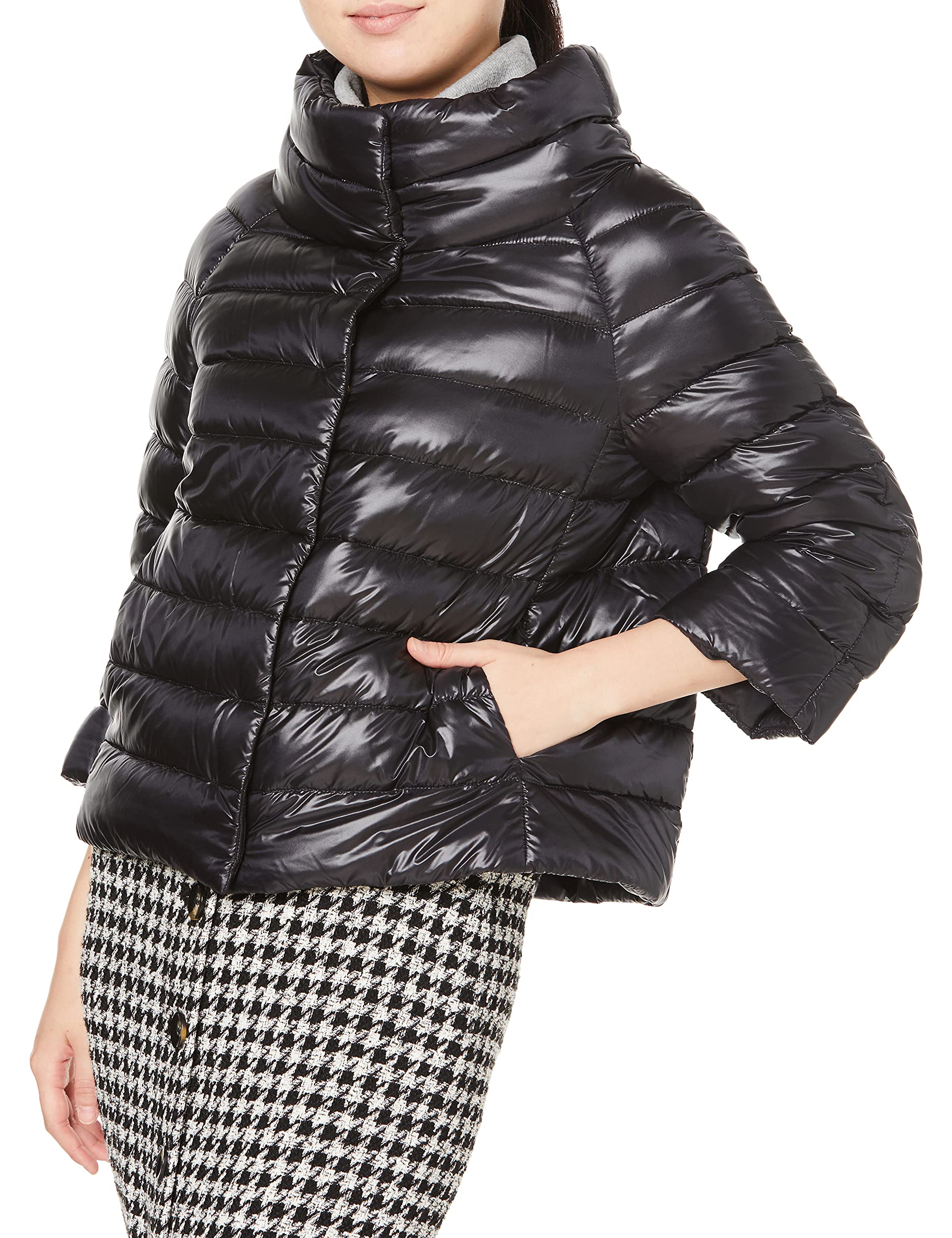 

Herno PI0046DIC Down Size 40 Women s Coat, Black, чорний