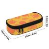 Pen Case Organized Storage 300D Polyester Smooth Zipper with Pen Slots Mesh Pocket and Spacious Main Compartment for Students