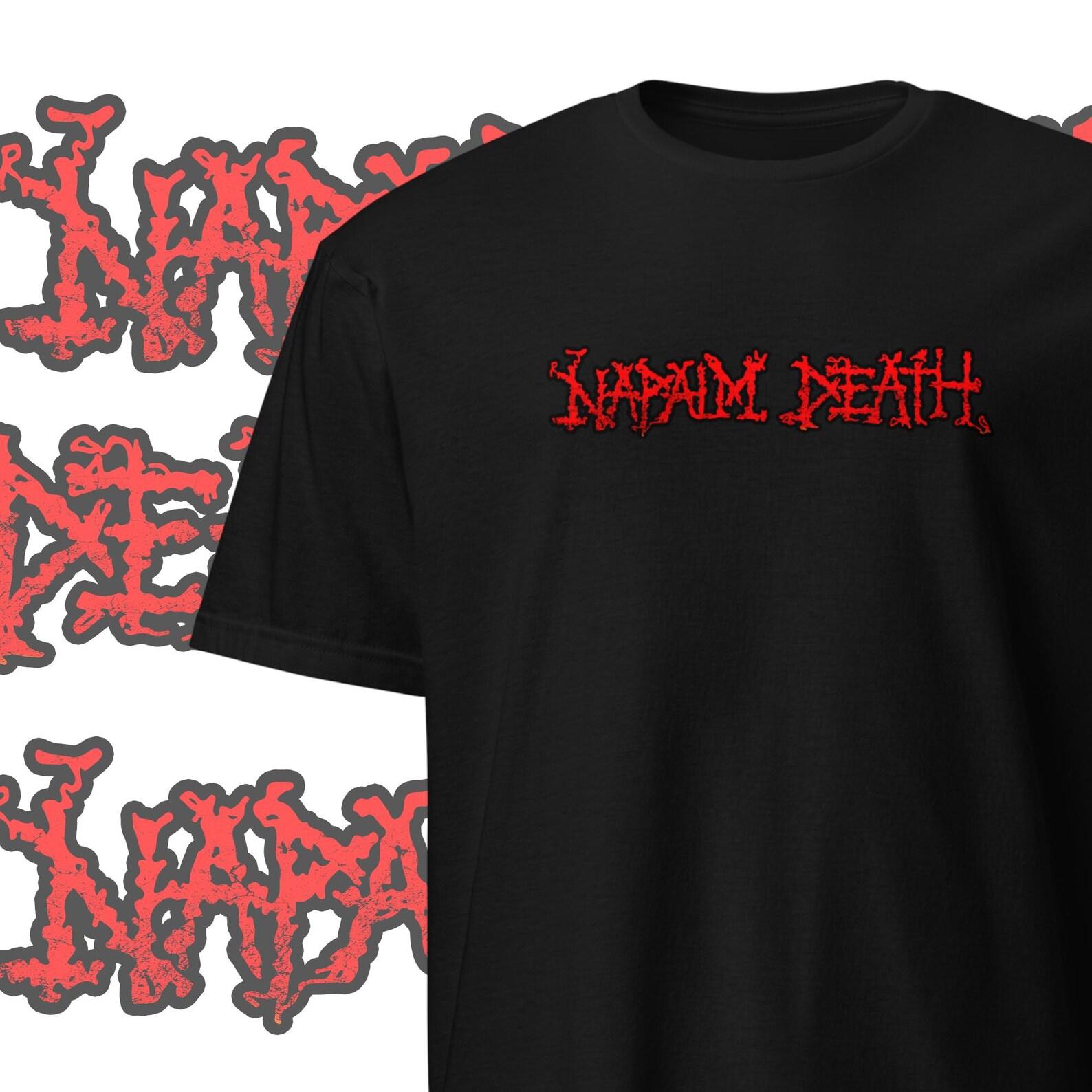 Napalm Death T shirt Grindcore Band Merch S