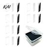 Magnetic Picture Holder 5/6/8/10/15/20/24 Sets DIY Acrylic Fridge Magnet Kit, Square Refrigerator Photo Display Magnets with Adhesive Backing,