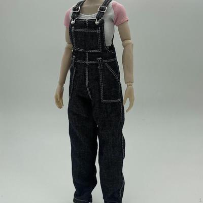 Tenue de Poupée Masculine à l'Échelle 1/6 avec Manches Courtes et Pantalon à Jambes Larges