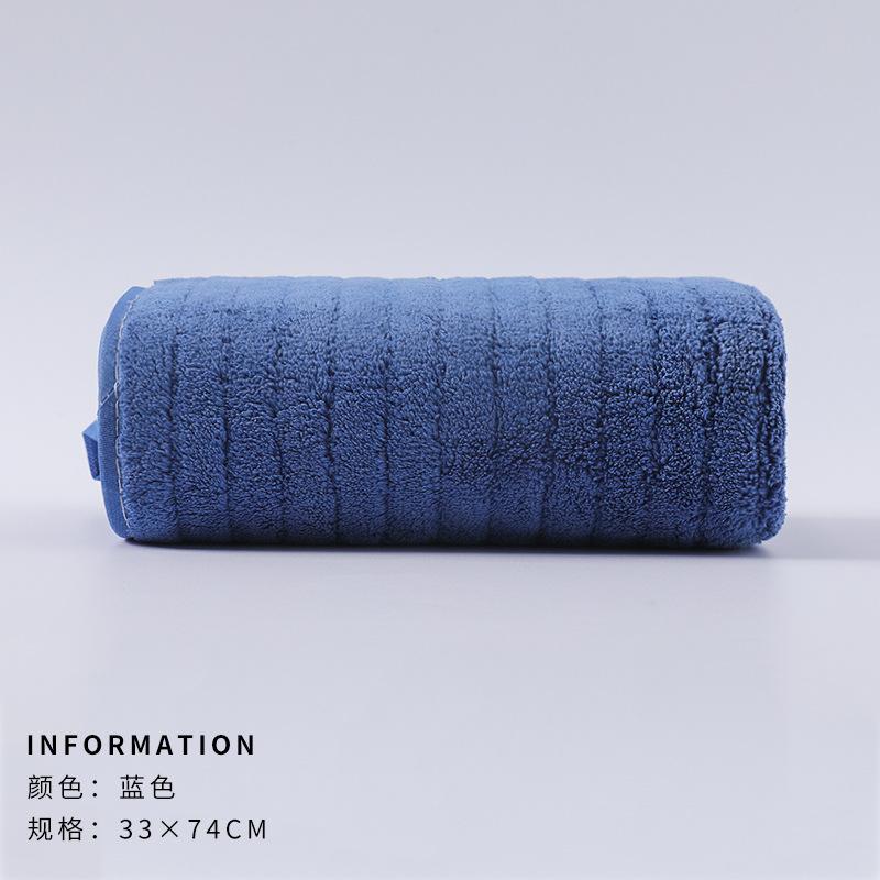 Household coral fleece does not shed hair, absorbent towel, soft face towel for student dormitory