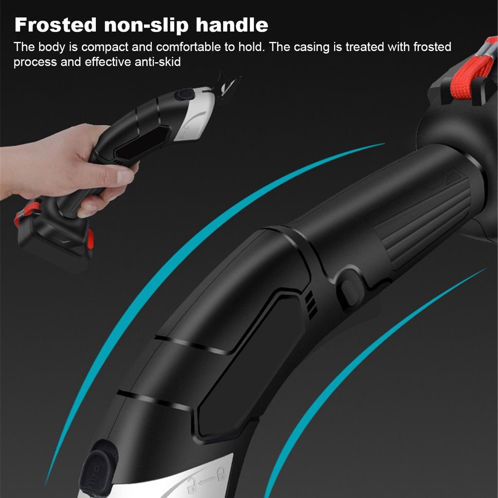 12V Multifunction Cordless Electric Scissors Low Consumption Flexible Electric Scissor Cloth Leather Cloth Cutting Tool 100W