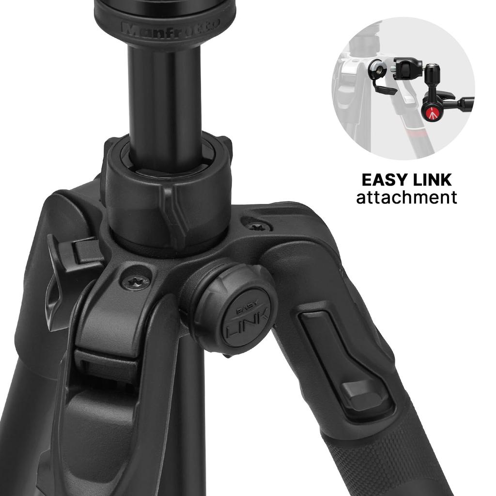 Manfrotto Befree Advanced AS Camera Tripod Lever Lock Compatible Portable Compact Aluminum Travel Tripod Kit Ball Head for DSLR Camera Mirrorless