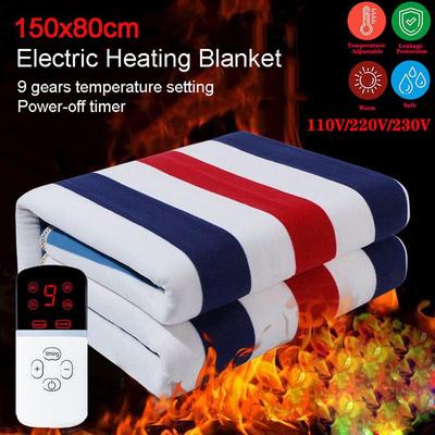 150x80cm Elektrikli Isıtma Battaniyesi Kış Isıtmalı Battaniye Yatak Termostatı Yatak Isıtıcı 9 Kademe Sıcaklık Kapanma Zamanlayıcısı.