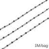 Chaîne Cœur en Acier Inoxydable de 0,5/1 Mètre Chaîne Cubaine Chaîne Punk de Base pour la Fabrication de Colliers Bracelets Bijoux Accessoires