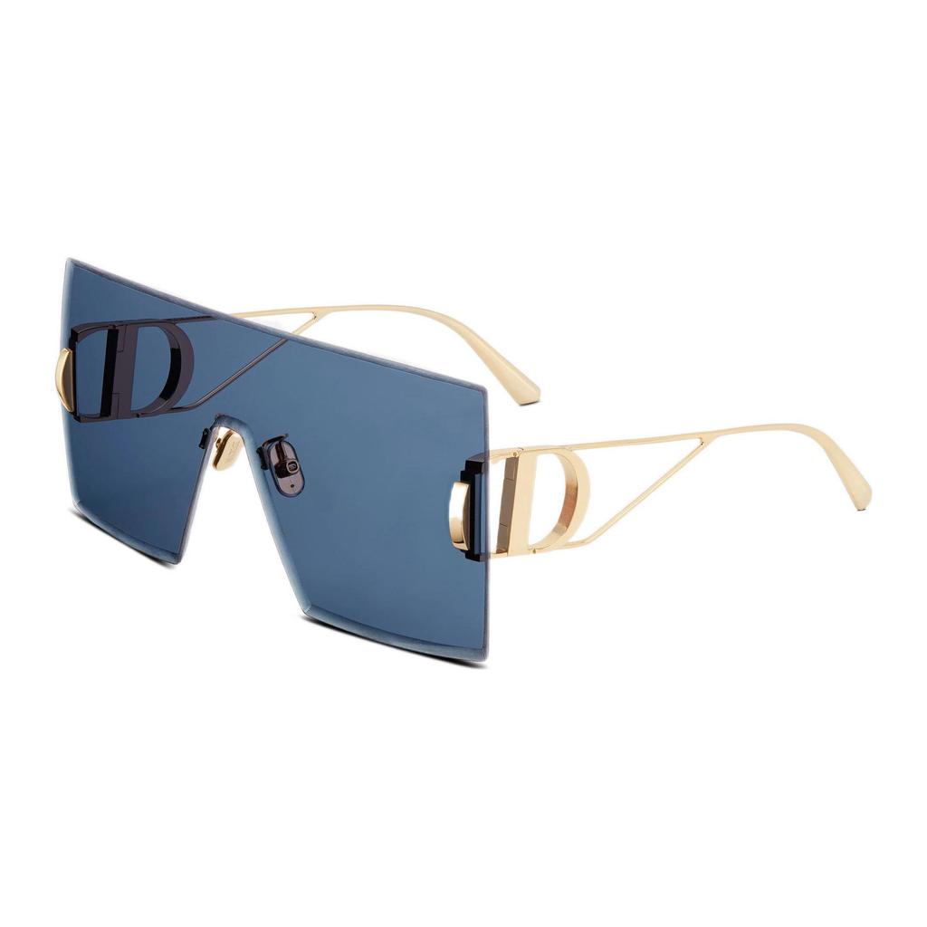 Dior Fashion Trendy Casual Alloy Frame Irregular Shape Sunglasses Women Sunglasses Blue 30MTM1UXR_B0B0