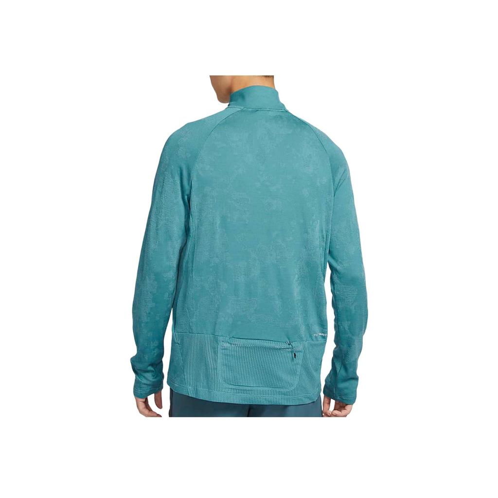 Nike Top de alergare cu mânecă lungă și guler înalt cu fermoar la jumătate Therma-FIT ADV Run Division Bărbați Topuri Teal Mineral DV9288-379