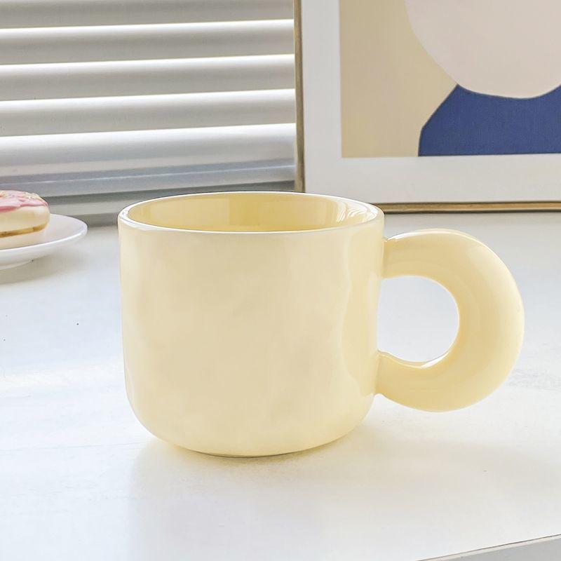 High looking Cute Little Bear Mug Mug for Boys and Girls Drinking Water Cup with Lid Spoon Couple Ceramic Cup Coffee Breakfast Cup