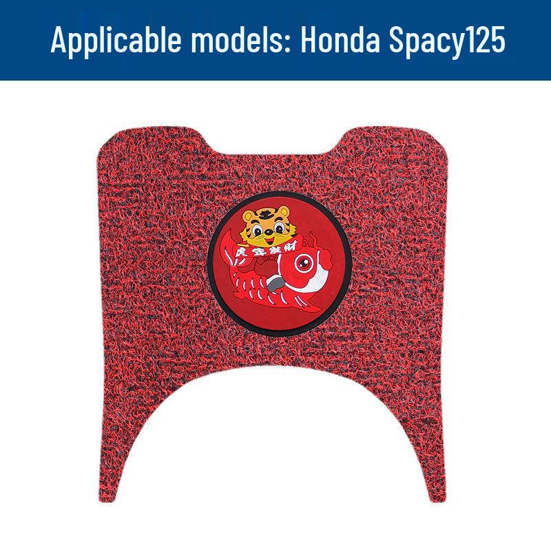These silk foot pedal mats fit 26 Honda Spacy models and are waterproof, sun-proof, stain-resistant, and wear-resistant. A must-have accessory!