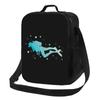 Normal People Scuba Diving Insulated Lunch Bag for Work School Dive Resuable Thermal Cooler Bento Box Women Kids