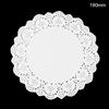100pcs White Lace Paper Doilies Placemats DIY Box Packaging Gift Wrap Paper Crafts For Wedding Party Favors Table Decoration Mat